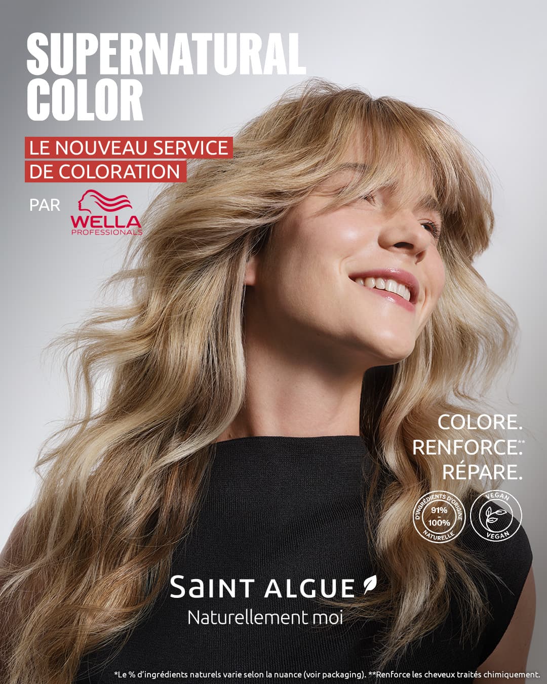 SUPERNATURAL COLOR BY @wellafrance🌿

LE nouveau service de coloration formulé à partir d’ingrédients d’origine naturelle* par @wellafrance qui colore, renforce** et répare vos cheveux ✨

Pour prendre RDV dans l’un de nos salons 👉 lien dans la bio

   

*Entre 91% et 100%
**Renforce les cheveux traités chimiquement