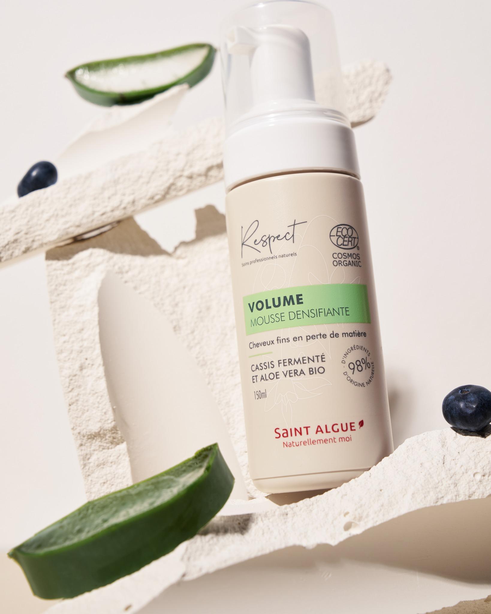 Boostez la densité de vos cheveux fins avec la Mousse Densifiante Volume de la gamme Respect🌿 
Enrichie en cassis fermenté & aloe vera bio, elle apporte corps et légèreté, sans alourdir 💆‍♀️

💚 98 % d’ingrédients d’origine naturelle
♻️ Certifiée COSMOS ORGANIC par ECOCERT

Et jusqu’au 30 avril, pour chaque produit acheté en salon, 1€ est reversé à @project_rescue_ocean 🌿