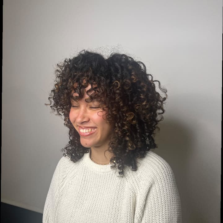 Cheveux bouclé