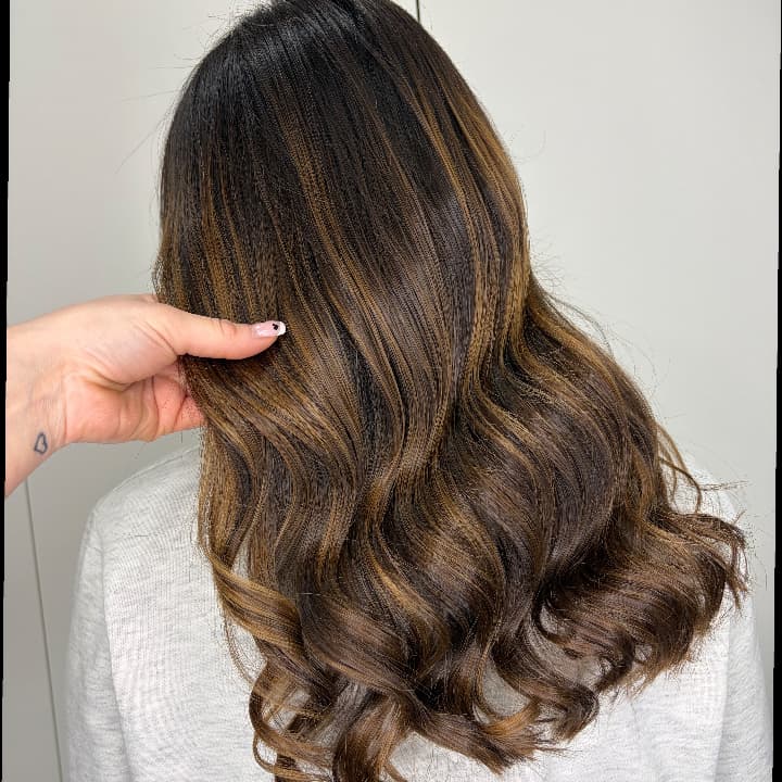 Balayage caramel